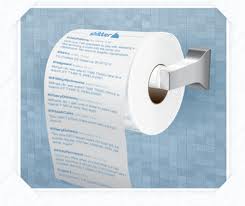 Toilet Paper Roll Advertising