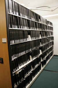 paper documents on file