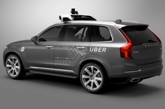 Uber's first self-driving fleet of cars arrives in Pittsburgh in August, 2016.